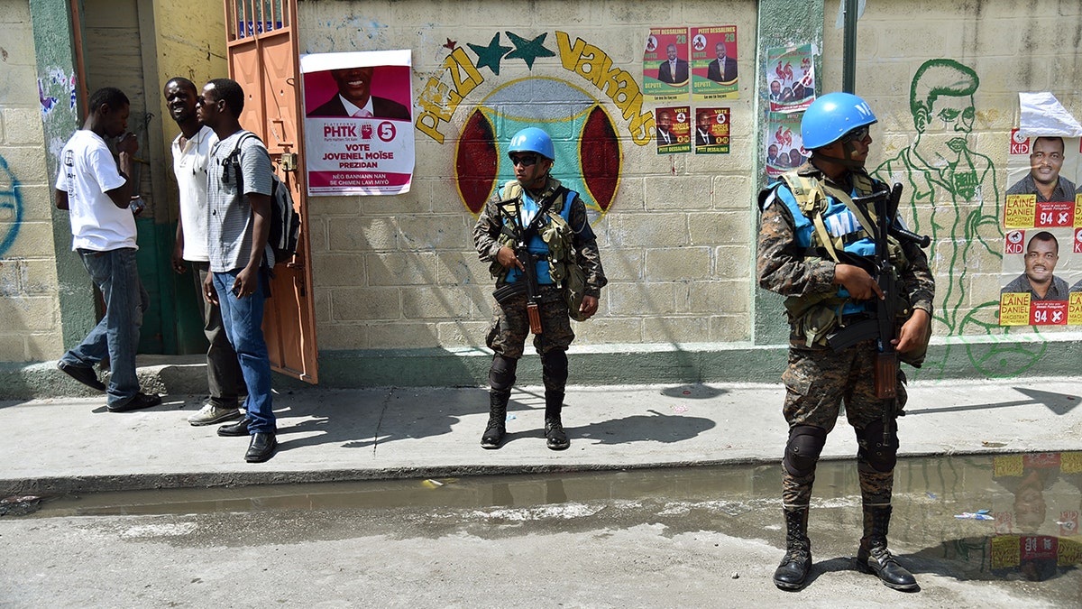 MINUSTAH was originally meant to assist Haiti with its political instability and organized crime, but was extended in 2010 following a major earthquake and again after Hurricane Matthew in 2016. (HECTOR RETAMAL/AFP via Getty Images, File)