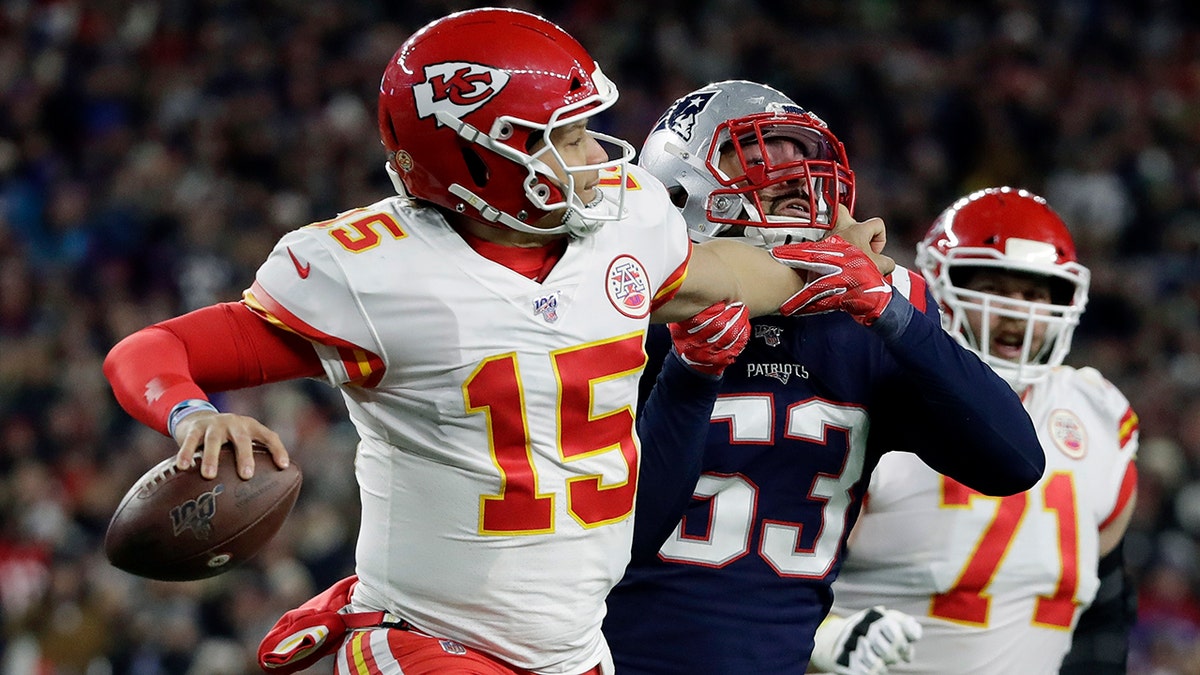 Mahomes and the Chiefs fell short of the Super Bowl last year. (AP Photo/Elise Amendola)