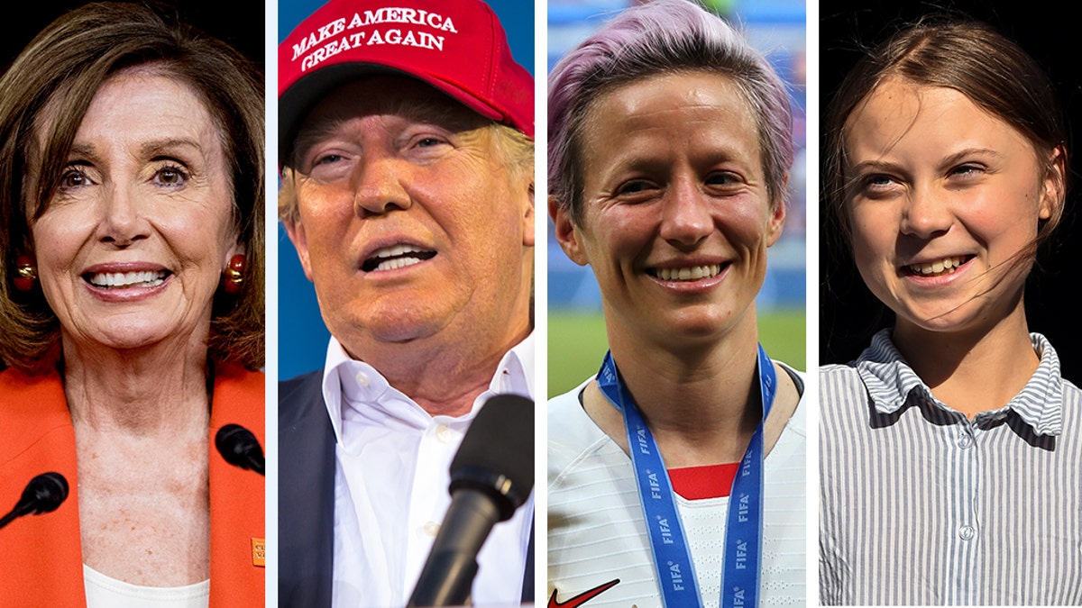 "Person of the Year" candidates included House Speaker Nancy Pelosi, President Trump, Megan Rapinoe and Greta Thunberg.