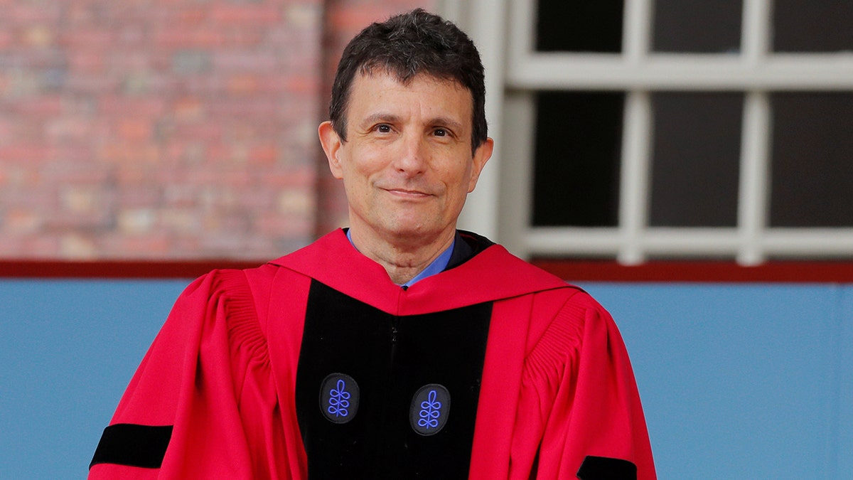 David Remnick, editor of the New Yorker Magazine, accepts an Honorary Doctor of Laws degree during the 368th Commencement Exercises at Harvard University in Cambridge, Massachusetts, U.S., May 30, 2019. REUTERS/Brian Snyder - RC14E3BF3800