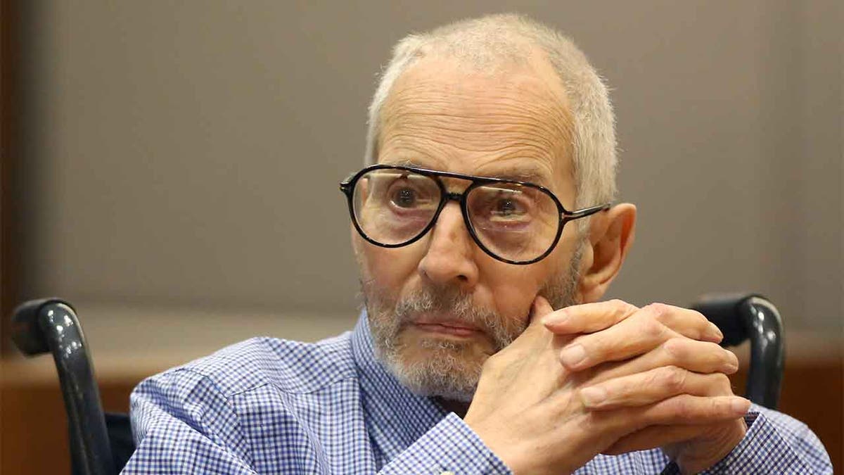 Robert Durst attends a 2017 motion hearing on capital murder charges in the death of Susan Berman in Los Angeles.<br>
​​​​​​​REUTERS/Mark Boster/Pool 