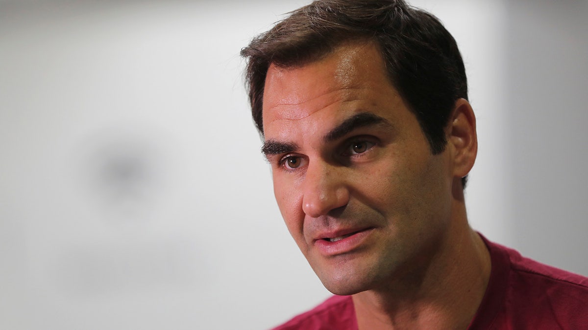 Federer in December 2019