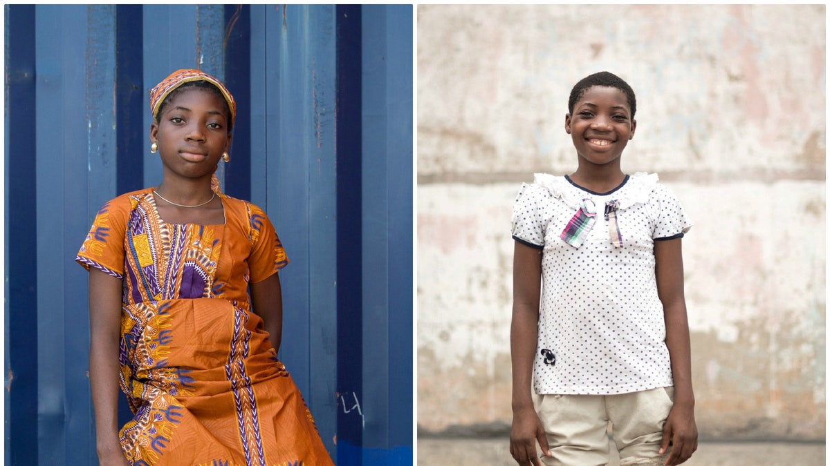 Valerie, pictured left before her surgery and right after being released from the hospital, now plans to return to school.