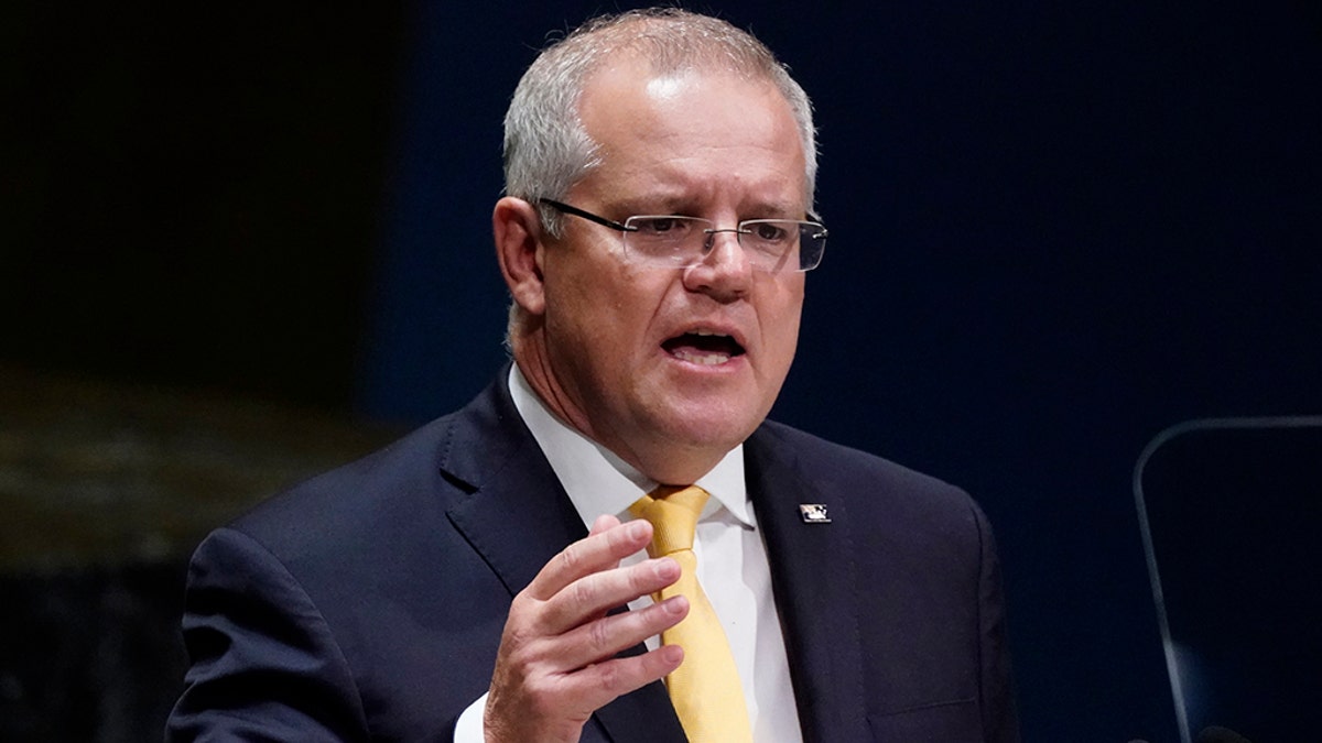 Australian Prime Minister Scott Morrison. REUTERS/Carlo Allegri 