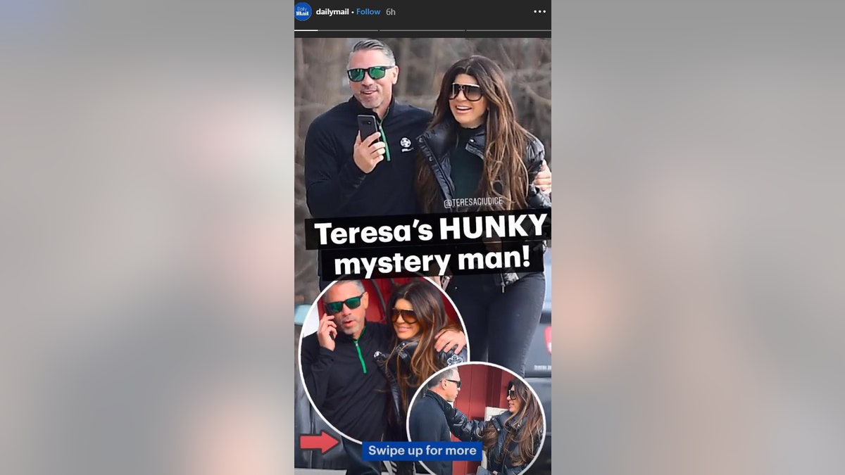 A few photos of Teresa Guidice's rendezvous with Tony Lorenzo were shared on Daily Mail's Instagram story. (Photo credit: Daily Mail/Instagram)