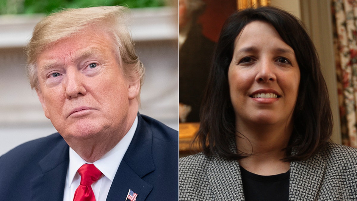 Democratic Mayor Kim Driscoll of Salem, Massachusetts, right, said President Donald Trump needs to “learn some history” after he claimed those accused in the city’s infamous 17th century witch trials received more due process than he has as he faces impeachment. (Getty)