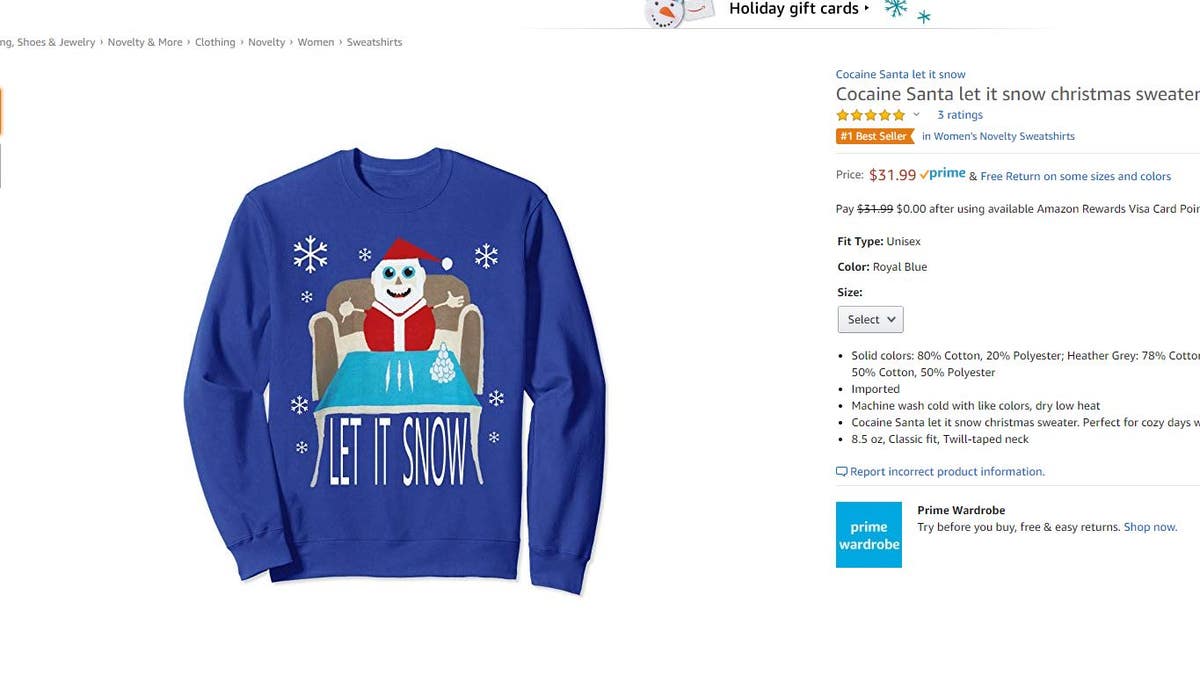 Amazon prime christmas outlet sweater