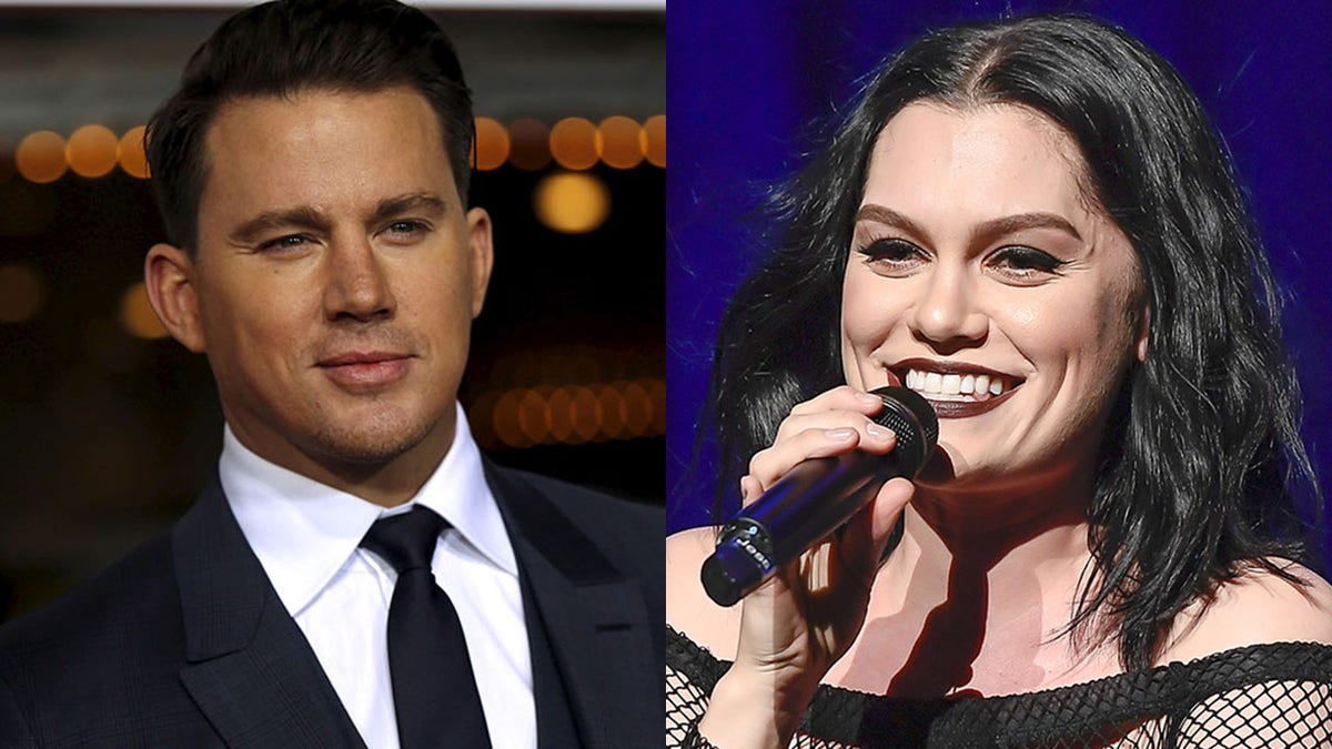 Channing Tatum (left), Jessie J (right).