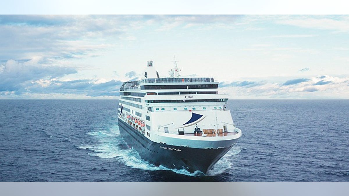 The Vasco da Gama was forced to cut power after an alarm light came on early Friday morning.