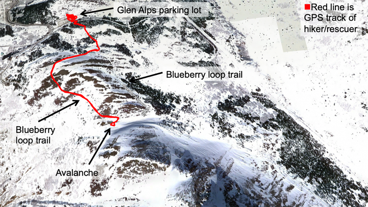 The avalanche occurred around 1 p.m. on Alaska's Flattop Mountain.