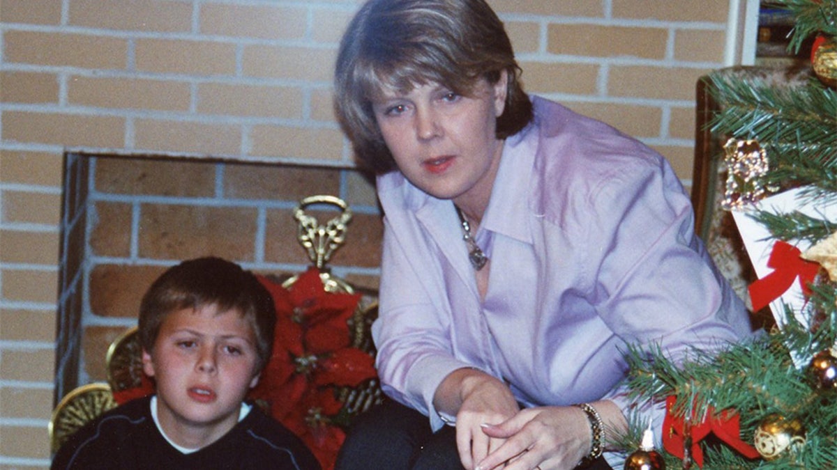 Christian and his mother Rae Andreacchio during happier times.
