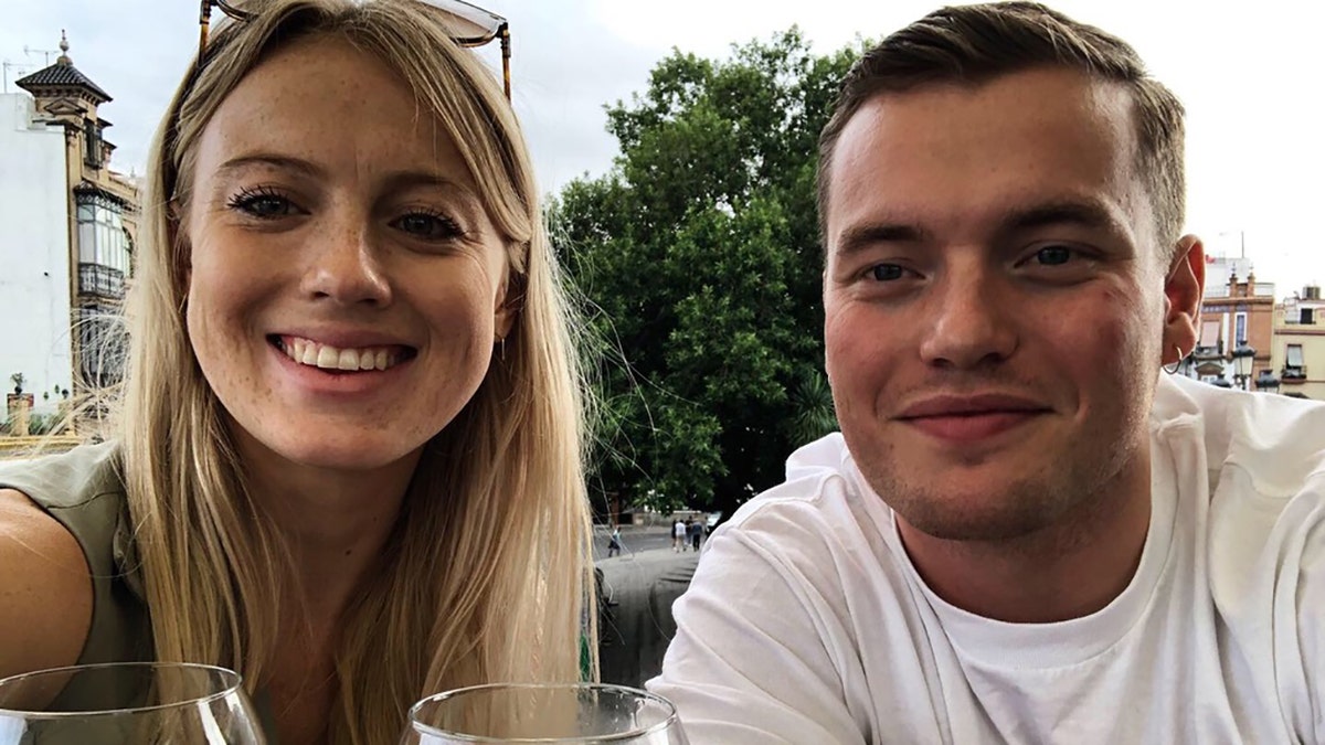 Merritt, pictured right, of Cottenham, Cambridgeshire, was a coordinator in the Learning Together program. (Family photo/London's Metropolitan Police via AP)