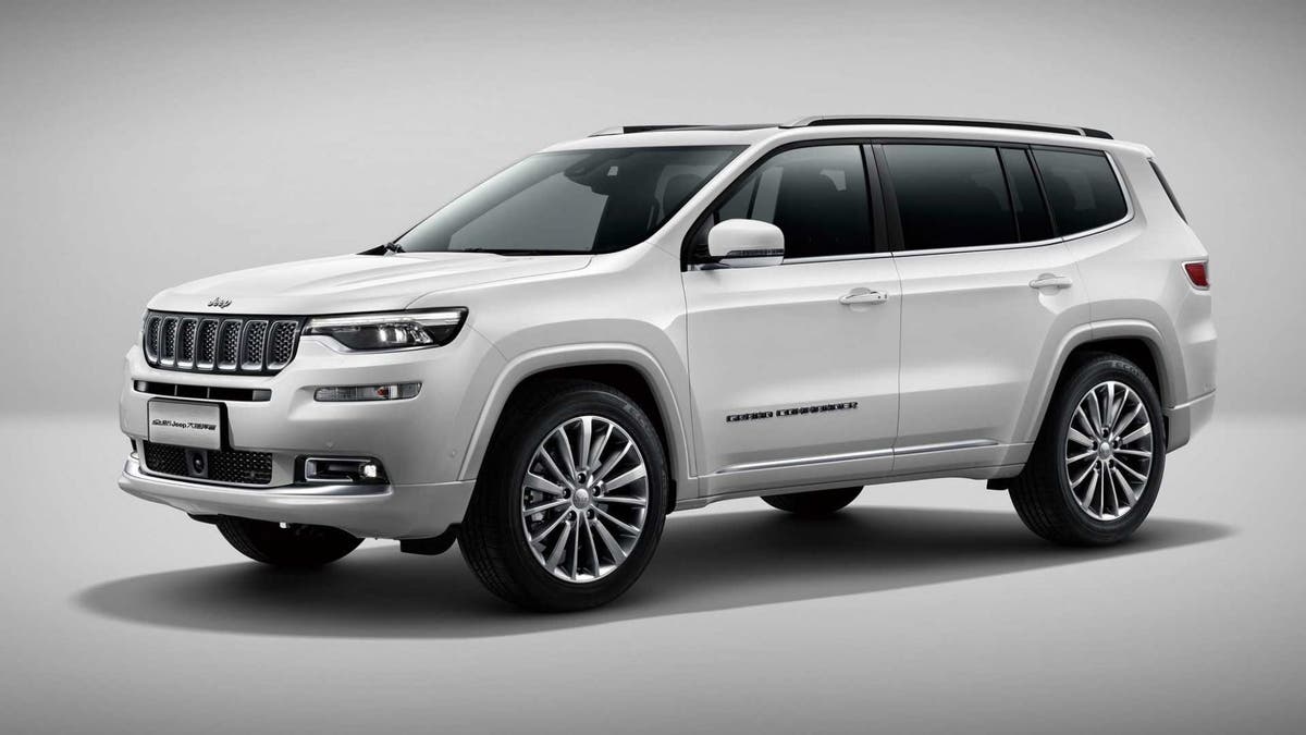The China-made Jeep Grand Commander may offer a hit at what the carlike three-row SUV will be like.