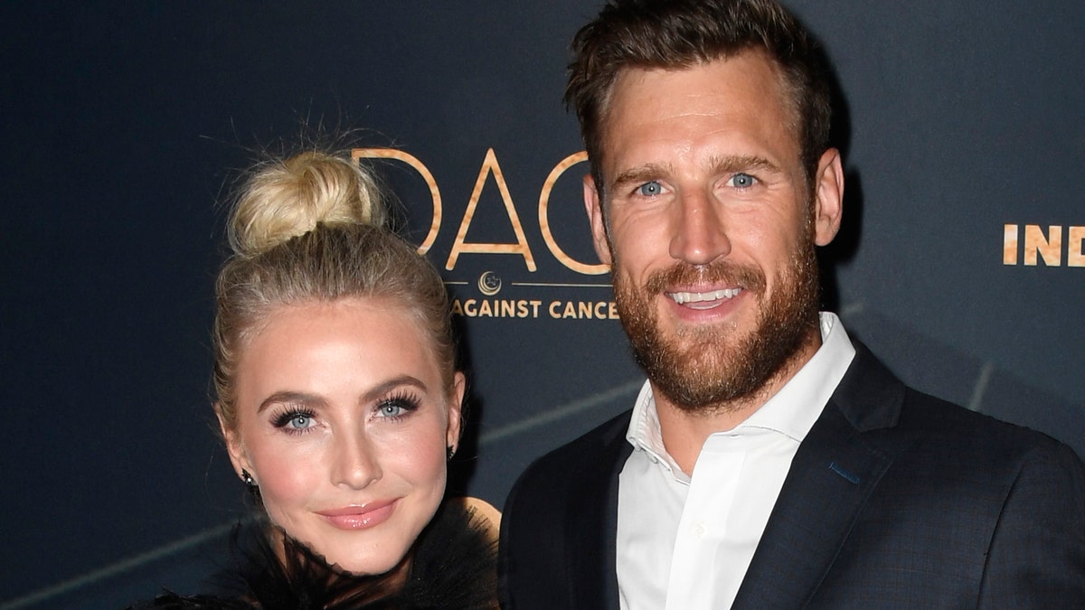 Julianne Hough and Brooks Laich attend the 2019 Industry Dance Awards at Avalon Hollywood on August 14, 2019 in Los Angeles, Calif. 