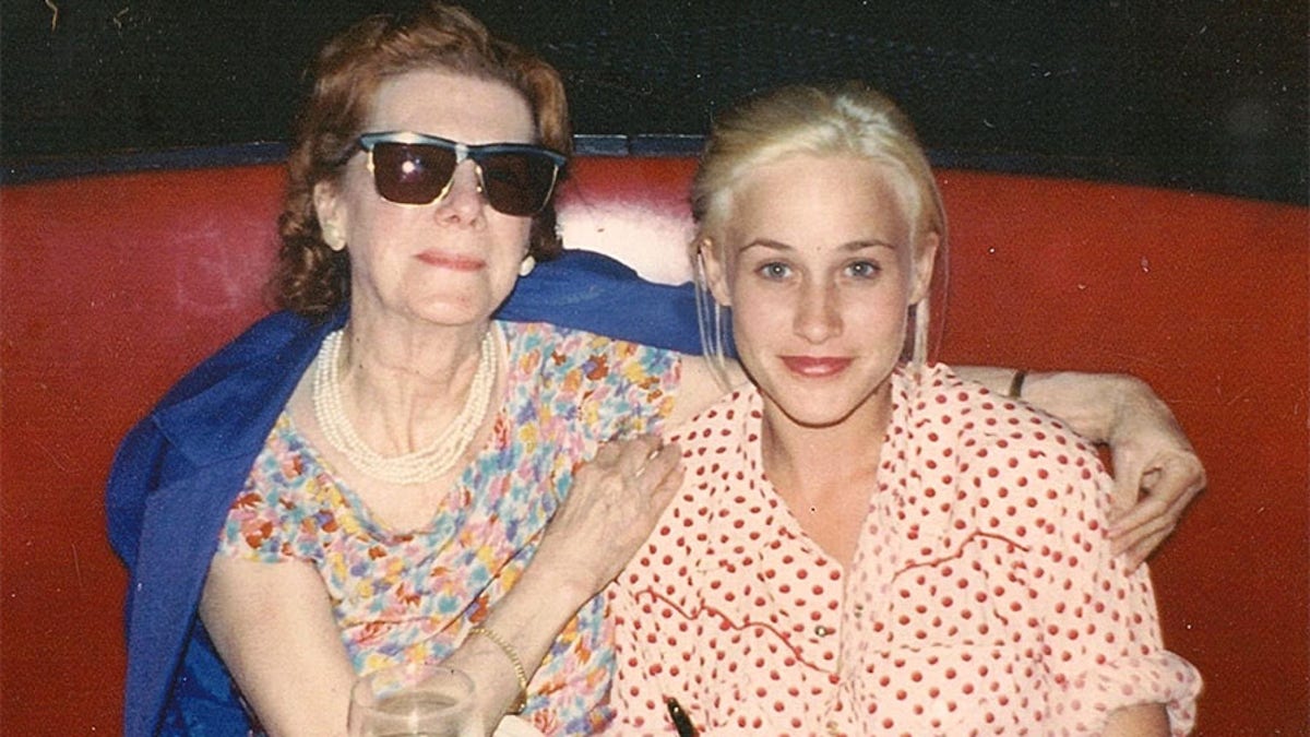 Kathy Wood with Patricia Arquette.