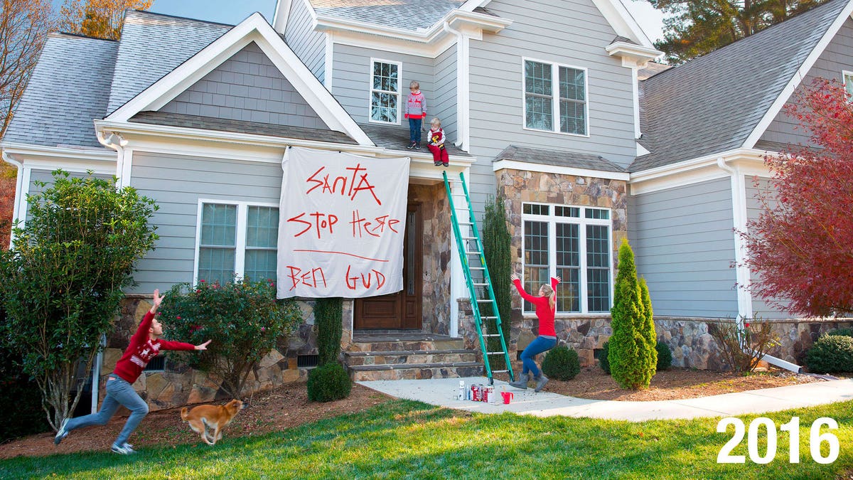 The Stanley's Christmas card in 2016.