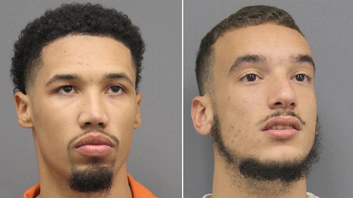 Mug shots for Jordan Anderson, left, and Ryan Thomas Walker, right. (Prince William County Police)