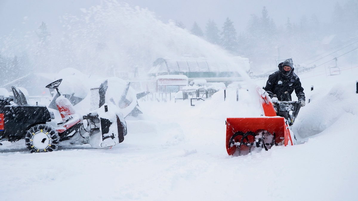California is drenched or blanketed in snow after a powerful Thanksgiving storm.