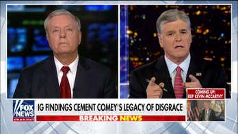 Lindsey Graham says 'arrogant' Comey did more damage to FBI than J. Edgar Hoover, wants Rosenstein to testify