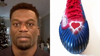 Patriots player Benjamin Watson laces up for 'My Cause, My Cleats'