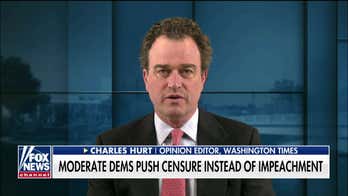 Charles Hurt: Moderate Dems pushing censure instead of impeachment will get 'squashed like a bug'