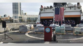 Coast Guard offloads $312M worth of cocaine seized at sea