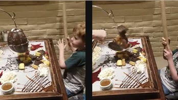 Dad punches 6-year-old son's birthday piñata in viral video