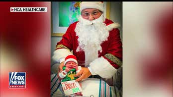 NICU nurse knits festive 'ugly' Christmas sweaters for fragile babies: 'It's important'