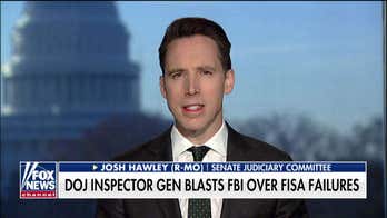 Sen. Hawley: FBI meddled in 2016 election, Dems 'essentially bought' an investigation