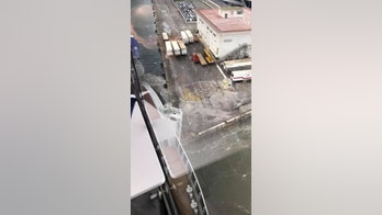 MSC Grandiosa cruise ship crashes into pier in Sicily