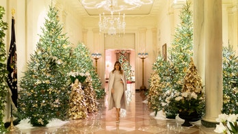 Melania Trump's Christmas tree exhibit compared to horror film by online critics