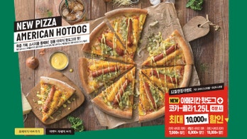 Papa John's South Korea debuts 'American Hot Dog Pizza' with a whole hot dog on every slice