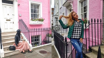 Pink house on London's most Instagrammable street is for sale