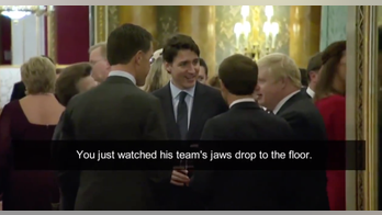 Trump hits back after Trudeau laughs at him in NATO summit video