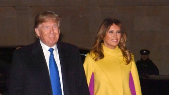 Trump, Melania meet with royal family at Buckingham Palace for NATO reception