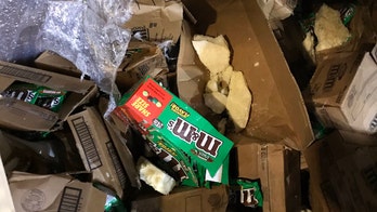 Tractor-trailer carrying 35,000 pounds of M&M's overturns on Tennessee highway