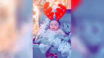 Miracle baby gets to spend her first Christmas at home