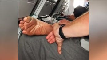 Passenger shamed for picking dead skin off of bare foot on plane: 'I’m not OK when I see this'