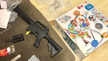 Florida woman claims Goodwill baby bouncer box contained semiautomatic rifle