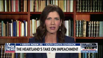 South Dakota governor: Impeachment is not on the minds of voters in the heartland