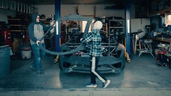 Colorado father and son 3D-printing a Lamborghini replica got a ride in a real one for Christmas