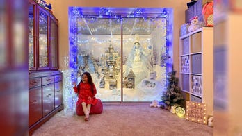 Mom makes 'Winter Wonderland' out of medical supplies that saved her daughter's life