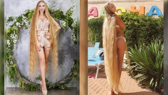 'Real-life Rapunzel' discusses life with 6 feet of hair