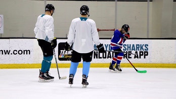 San Jose Sharks take celebration lessons from young 'shootout star' following viral 'moonwalk celly'