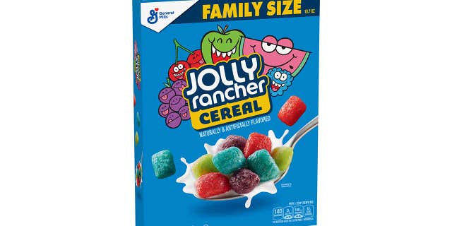 Jolly Rancher Cereal is just one of two candy-themed General Mills offerings to debut this month.