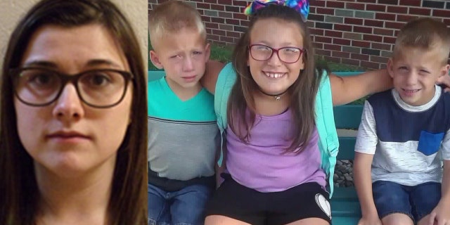 Alyssa Shepherd, 25, was sentenced to four years in prison on Wednesday for killing twins Xzavier and Mason Ingle, 6, and their sister, Alivia Stahl, 9, in 2018.