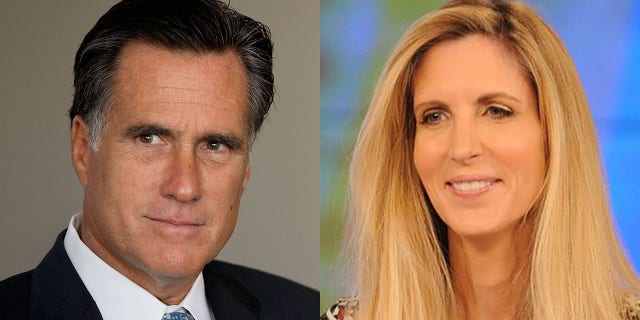 U.S. Sen. Mitt Romney, R-Utah, was on the receiving end Saturday night of one of the latest Twitter barbs from conservative writer Ann Coulter.