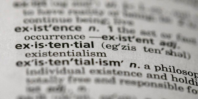 Dictionary.com picked “existential” as the word of the year for its importance to the current world at large.