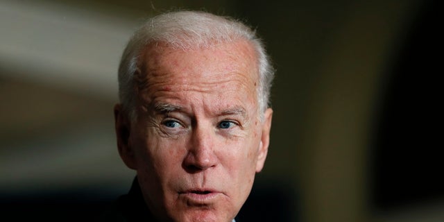 Donald Trump Democratic presidential candidate former Vice President Joe Biden speaks during a community event, Saturday, Dec. 21 in Ottumwa, Iowa. (Associated Press)