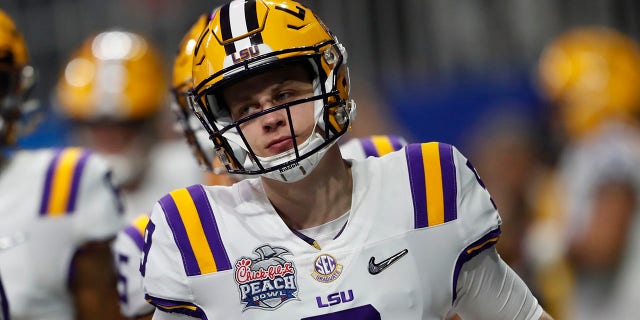 LSU quarterback Joe Burrow started at Ohio State. (AP Photo/John Bazemore)